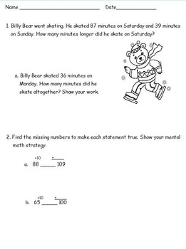 2nd Grade Eureka Math Module 4 Christmas / Holiday Worksheets 5 Sets!