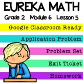 2nd Grade Eureka Math - Module 6 Lesson 5 Google Slides Digital Lesson