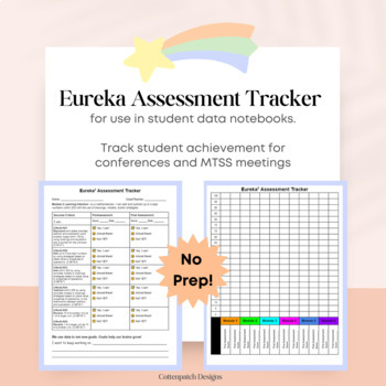 Preview of 2nd Grade Eureka Squared Assessment Test Tracker for Student Data Notebooks