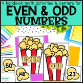 Even and Odd Numbers | Math Centers | 2nd Grade | 2.OA.3