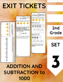 2nd Grade Exit Ticket Set 3: Addition and Subtraction within 100