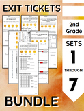 2nd Grade Exit Tickets - BUNDLE - ALL 7 Sets