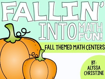 Preview of 2nd Grade Fall Math Centers