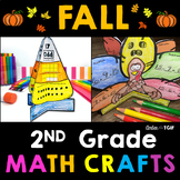 2nd Grade Fall Math Crafts Bundle Bulletin Board Craft Activities