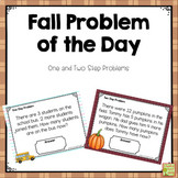 2nd Grade Fall Problem of the Day: one and two step additi