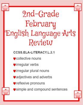 Preview of 2nd-Grade February ELA Standard: L2.1