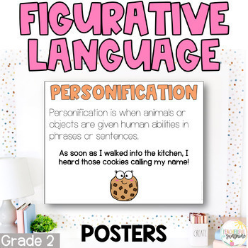 Preview of 2nd Grade Figurative Language Posters