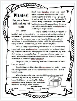 Preview of 2nd Grade Flashback Pirates