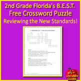 2nd Grade Florida BEST - Crossword Puzzle to Review the Ne