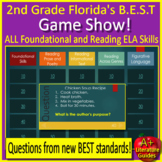 2nd Grade Florida BEST Game Show Reading ELA & Foundationa