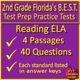 2nd Grade Florida BEST Test Prep Reading ELA Passages and 
