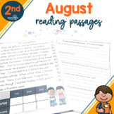 2nd Grade Fluency Passages for August
