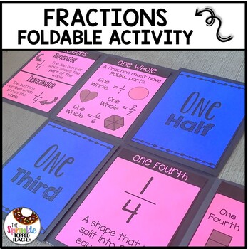 Preview of 2nd Grade Fractions Activity | Foldable