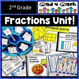 2nd Grade Fractions Equal & Unequal Parts Fractions Beyond