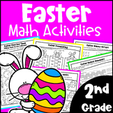 2nd Grade Fun Easter Math Activities Worksheets: Printable