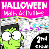2nd Grade Fun Halloween Math Activities Worksheets: Printa