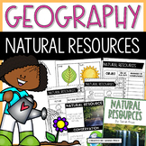 2nd Grade Geography - Natural Resources Worksheets, Lesson