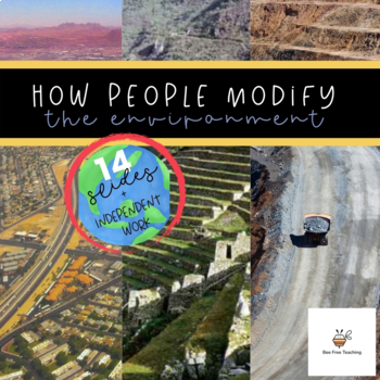Preview of 2nd Grade Geography - People Modify Environments