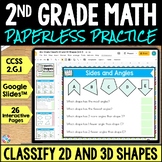 2D & 3D Shapes Worksheet Activities Geometry 2nd Grade Pol
