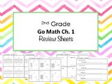 2nd Grade Go Math Ch. 1 Review Sheets