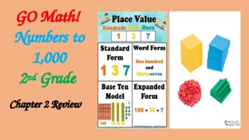 Preview of 2nd Grade Go Math Chapter 2 Review