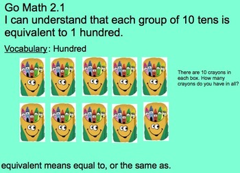 Preview of 2nd Grade Go Math Chapter 2 SmartBoard Lessons