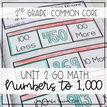 Preview of Go Math! COMMON CORE 2nd Grade Interactive Notebook: Chapter 2