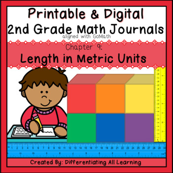 Preview of Math Journal Prompts for 2nd Grade: GoMath Chapter 9 (Length in Metric Units)