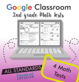 2nd Grade Math Tests for Google Classroom™ ⭐ Digital Math 