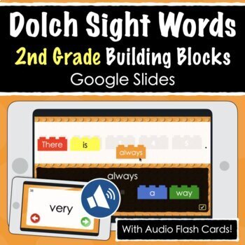 Preview of 2nd Grade - Google Slides Activities and Printables! Building Blocks!