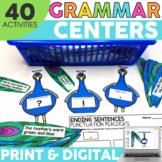 2nd Grade Grammar Centers, Activities, Games