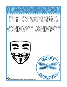 Preview of 2nd Grade Grammar Cheat Sheet