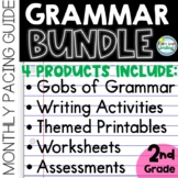 Grammar 2nd Grade Bundle ~ Assessments, Printables and Pacing Calendar