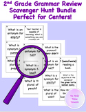 2nd Grade Grammar Review Scavenger Hunt Center Activity En