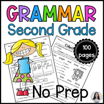 Preview of 2nd Grade Grammar Worksheets - Grammar Practice Second Grade