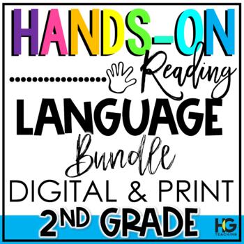 Preview of 2nd Grade Grammar and Vocabulary Print and Digital Games YEAR LONG BUNDLE