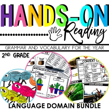 Preview of 2nd Grade Grammar and Vocabulary for the YEAR Hands on Lessons and Activities
