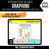 2nd Grade Graphing - Print & Digital Math Centers