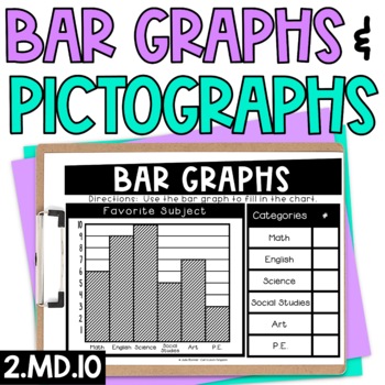 2nd Grade Graphing Worksheets or Exit Tickets Pictographs and Bar Graphs 2 .