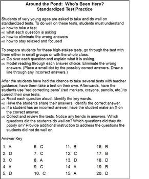 Preview of 2nd Grade HM Theme 2 Packets and Standardized Tests