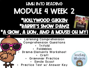 Preview of 2nd Grade HMH Into Reading Module 4 Week 2 - Hollywood Chicken