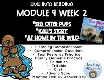 Preview of 2nd Grade HMH Into Reading Module 9 Week 2: Sea Otter Pups Week Plan