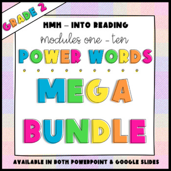 Preview of 2nd Grade HMH Into Reading - Power Words MEGA Bundle