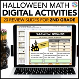 2nd Grade Halloween Math Activities - Digital Halloween Ma