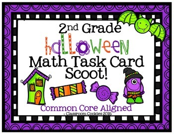 Preview of 2nd Grade Halloween Math (Common Core Aligned)