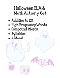 2nd Grade Halloween NO PREP Printable Academic Activity Packet