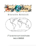 2nd Grade Harcourt Social Studies Interactive Notebook Uni