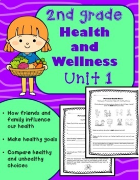 2nd grade health unit for the entire year by kindergarten