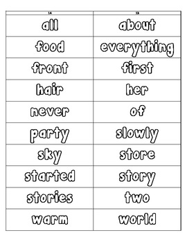 2nd Grade High Frequency Words by Phun Phonics | TpT