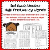 2nd Grade High Frequency Words -  Practice and Assessments